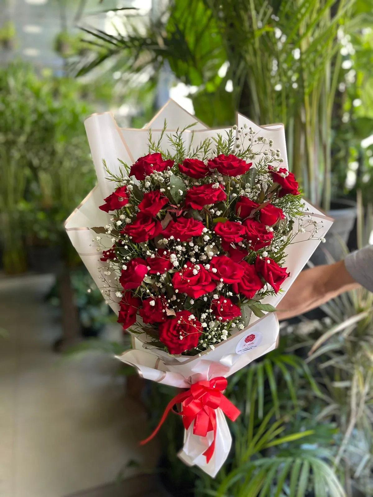99 Red Roses Heart