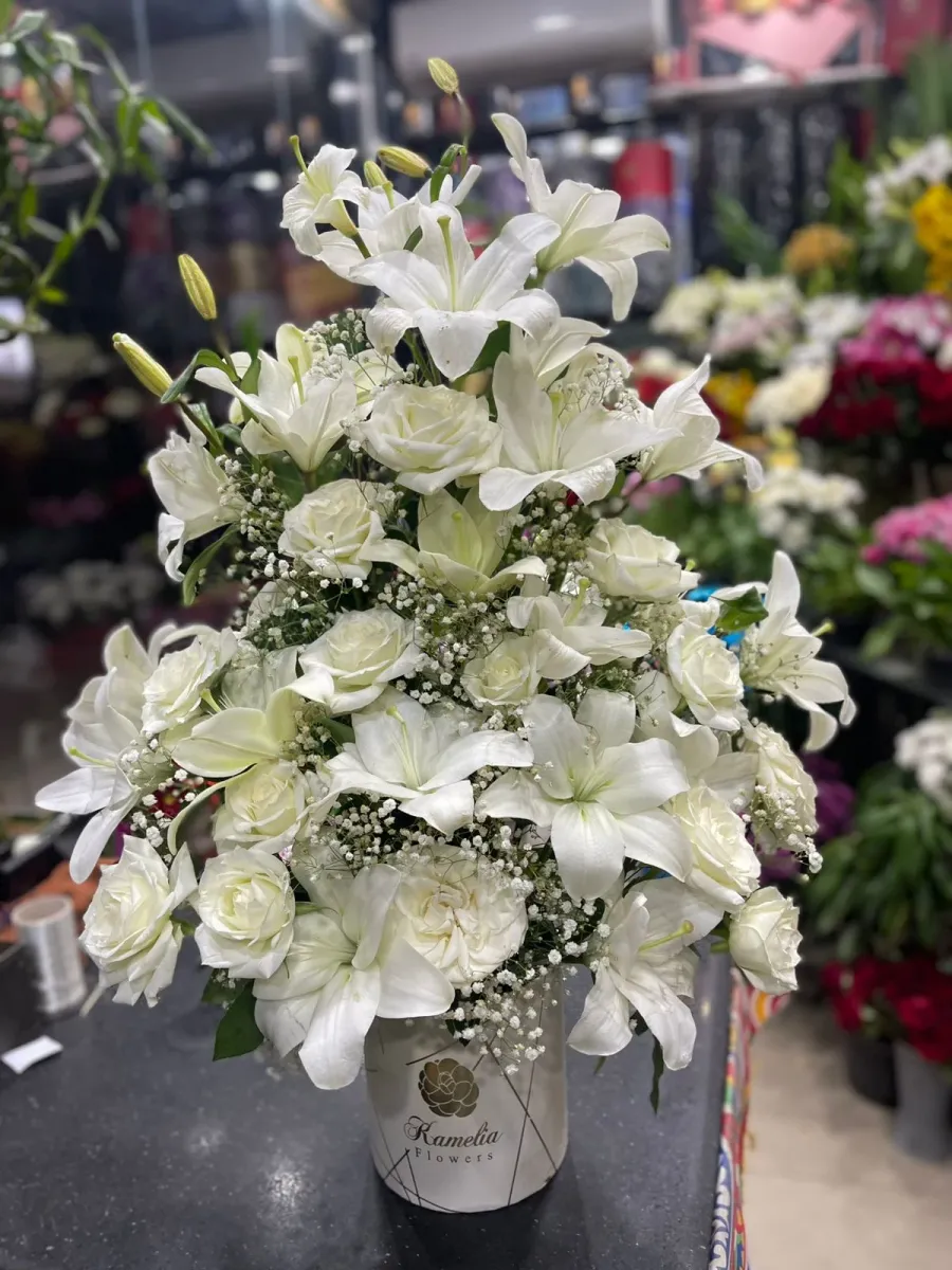 White Roses Mint Wrap